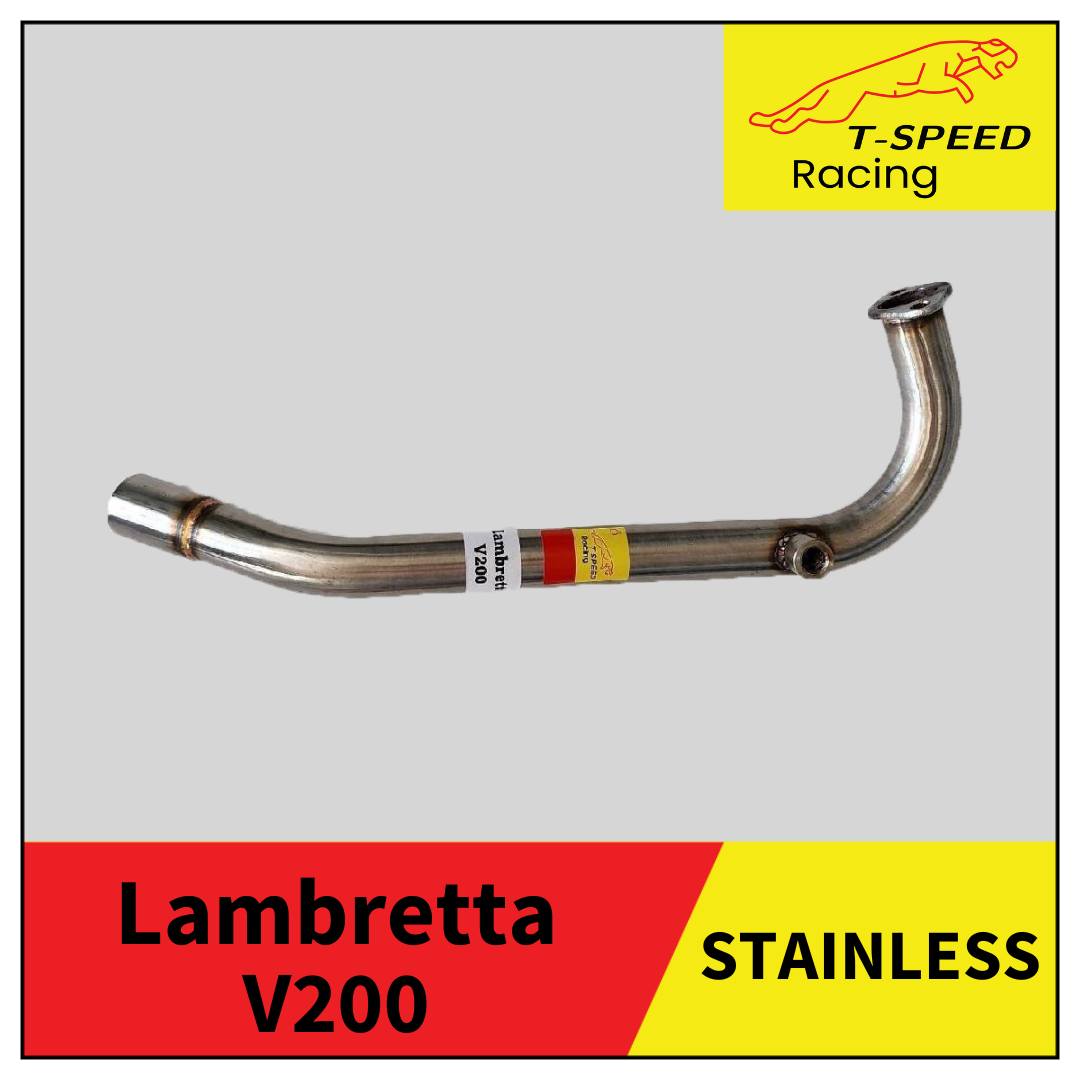 คอท่อ stainless Lambretta V200 Size 28 m.m. ราคา 850 บาท💥