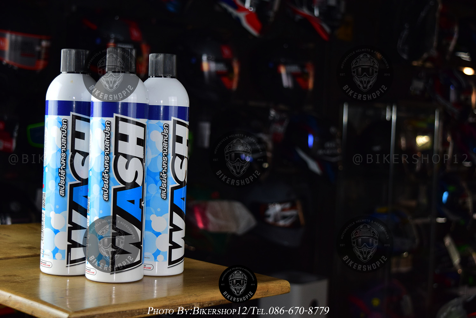 LUBE71 สเปรย์ล้างและเคลือบเงารถและหมวกกันน็อค WASH