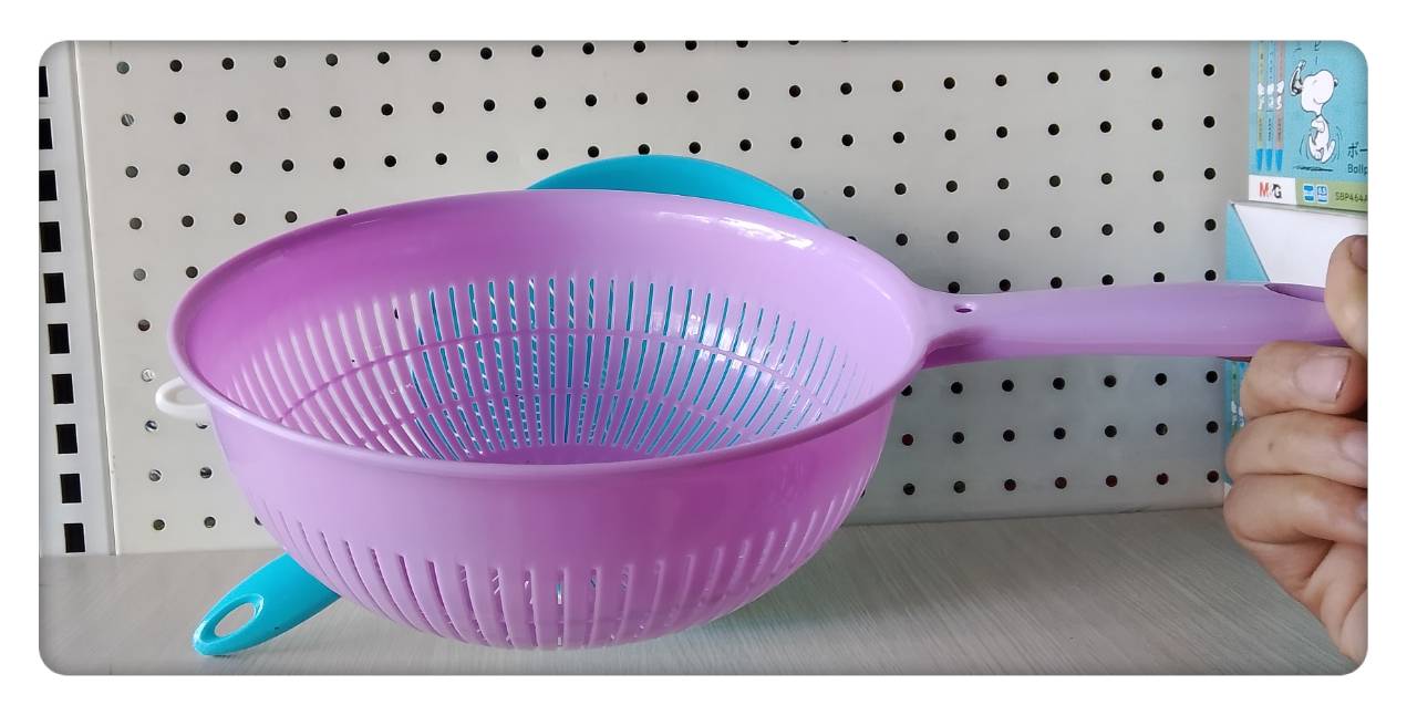 7000N กระชอนล้างผัก สีหวาน (555)19.5*31