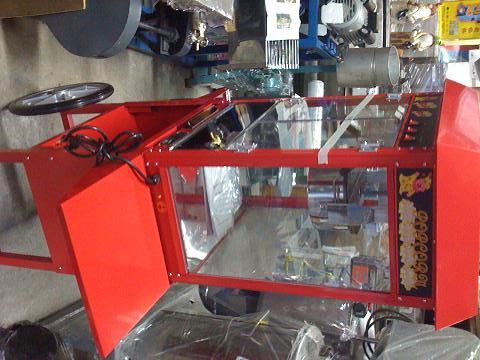 รถเข็นคั่วข้าวโพด ไฟฟ้า popcorn