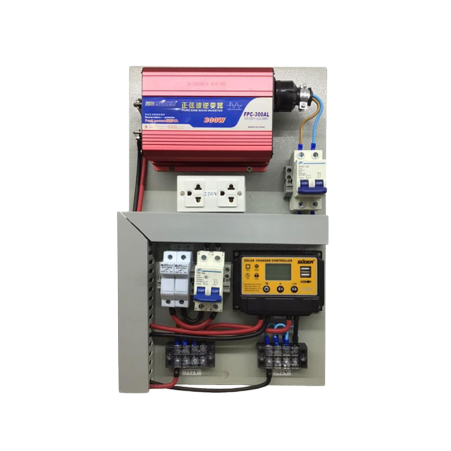 /ST/ Pure Sine Inverter 300W - ชุดประกอบระบบไฟฟ้าพลังงานแสงอาทิตย์แบบไม่เชื่อมต่อการไฟฟ้า (OFF-Grid System) (ชุดนอนนา,ชุดแปลงไฟ)