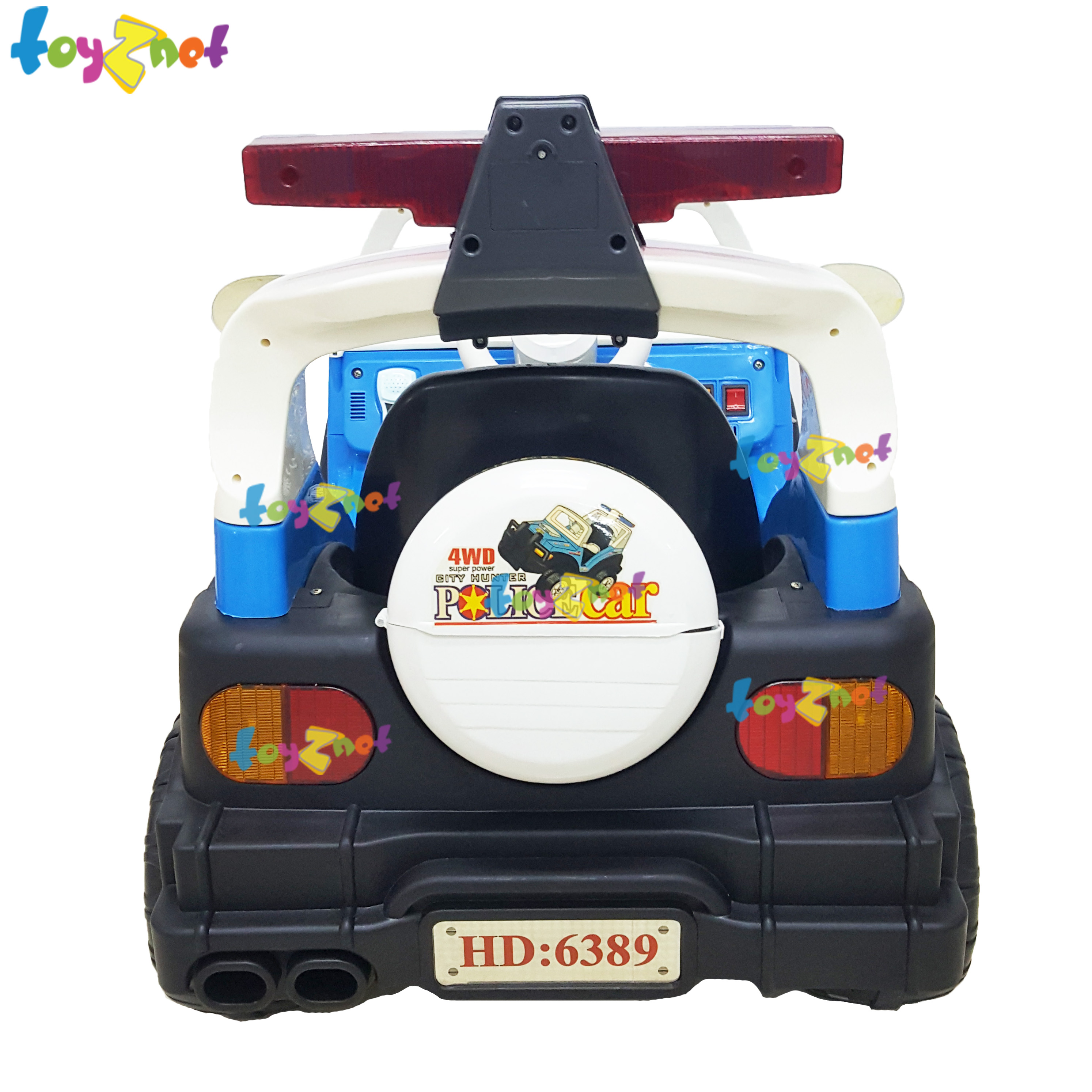 Toyznet Battery Police Jeep Car No.6389A