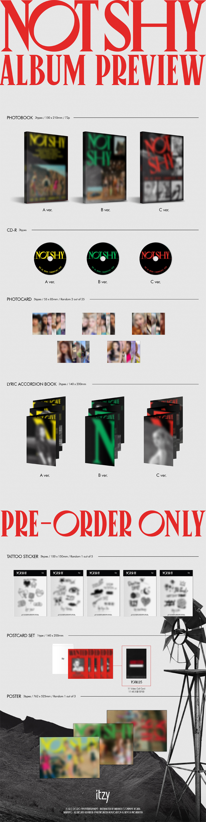 [PRE-ORDER] ITZY - 3rd Mini Album "NOT SHY"