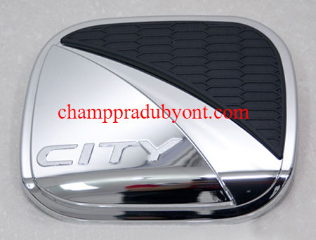 ครอบฝาถังน้ำมันโครเมี่ยม HONDA CITY 14-16 (V.4)