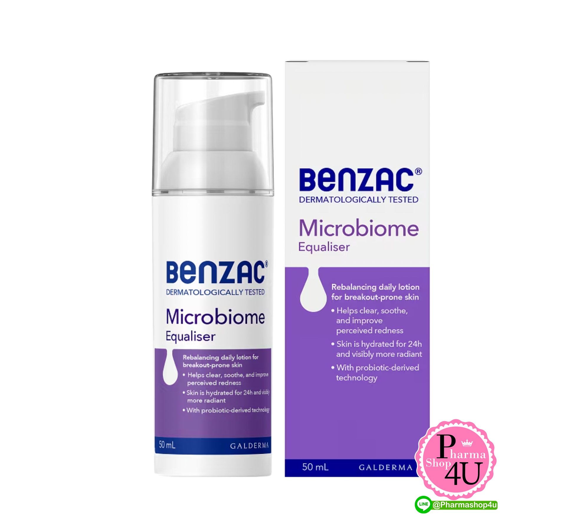 Benzac Microbiome Equaliser เบนแซค ไมโครไบโอม อีควอไลเซอร์ 50ML.