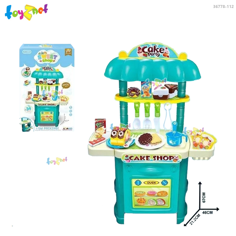 Toyznet Sweet Shop Kiosk Counter (34 pcs) no.36778-112