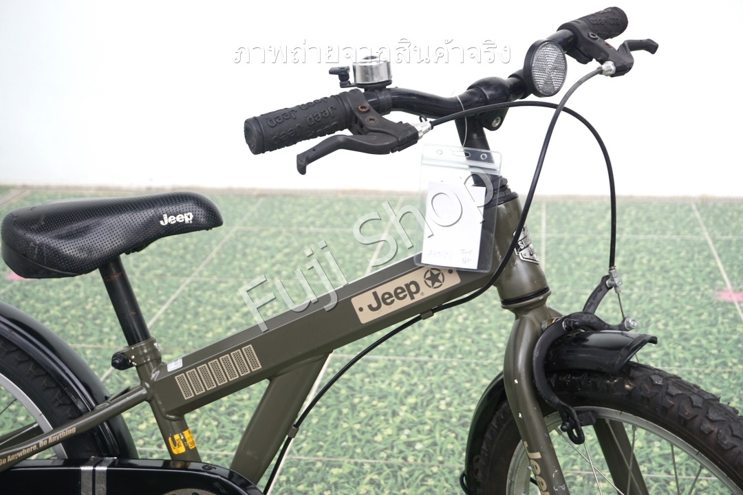 จักรยานเด็กญี่ปุ่น- ล้อ 18 นิ้ว - ไม่มีเกียร์ - Jeep - สีเขียว [จักรยานมือสอง]
