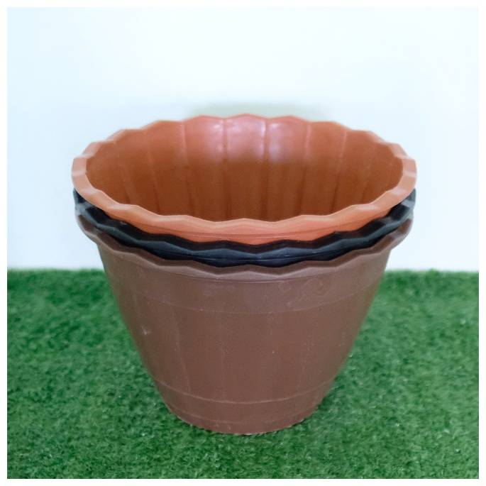 กระถางโอ๊คใหญ่ No.9209 อิฐ