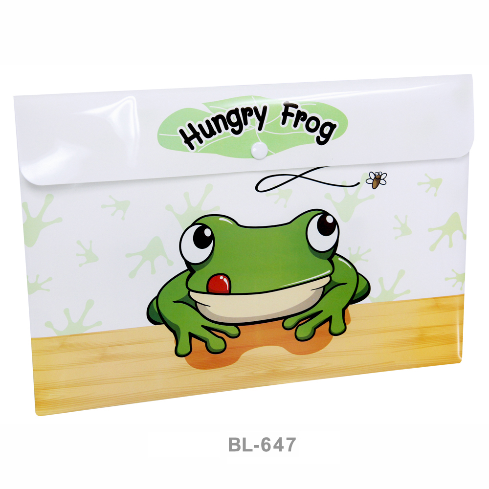 ซองกระดุม A4 แนวนอน ลาย Head To Toe BL-647