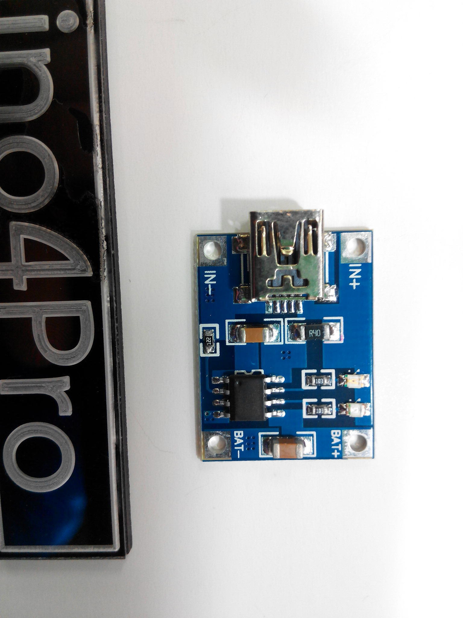 Lithium Battery Charging module 1A (TP4056) Mini USB