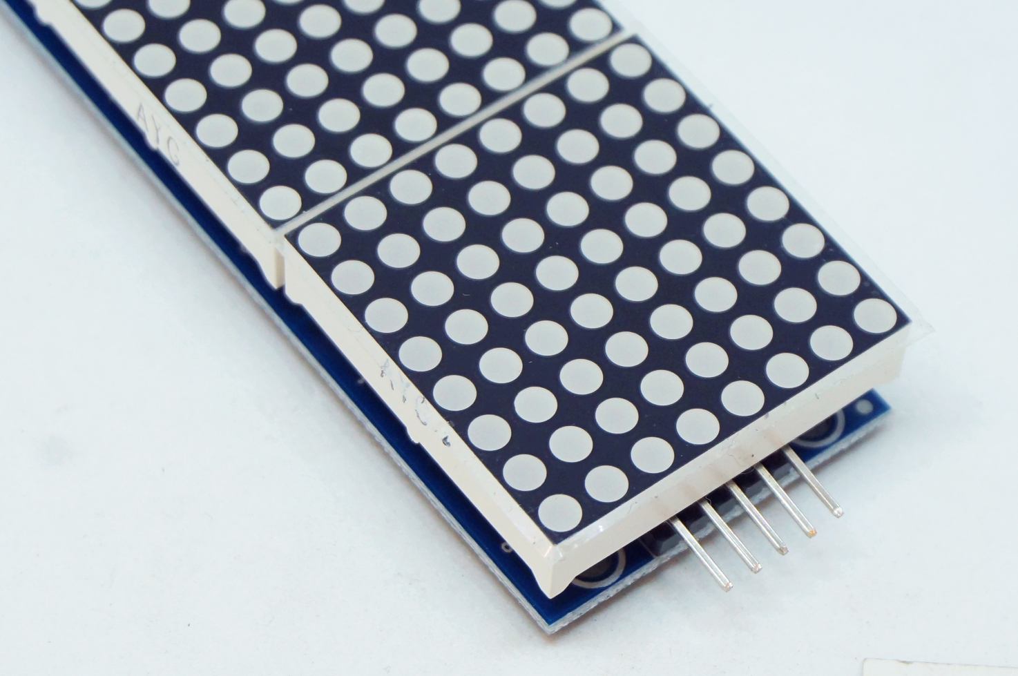 MAX7219 Dot Matrix Module สีเขียว (4 modules)