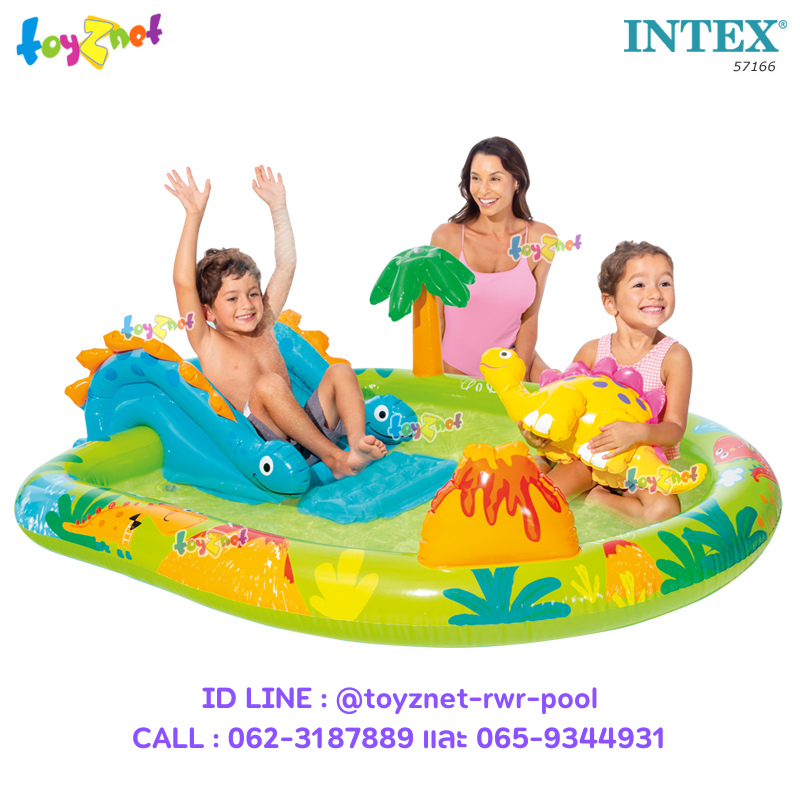 Intex Little Dino Play Center 1.91x1.52x0.58 m. No.57166