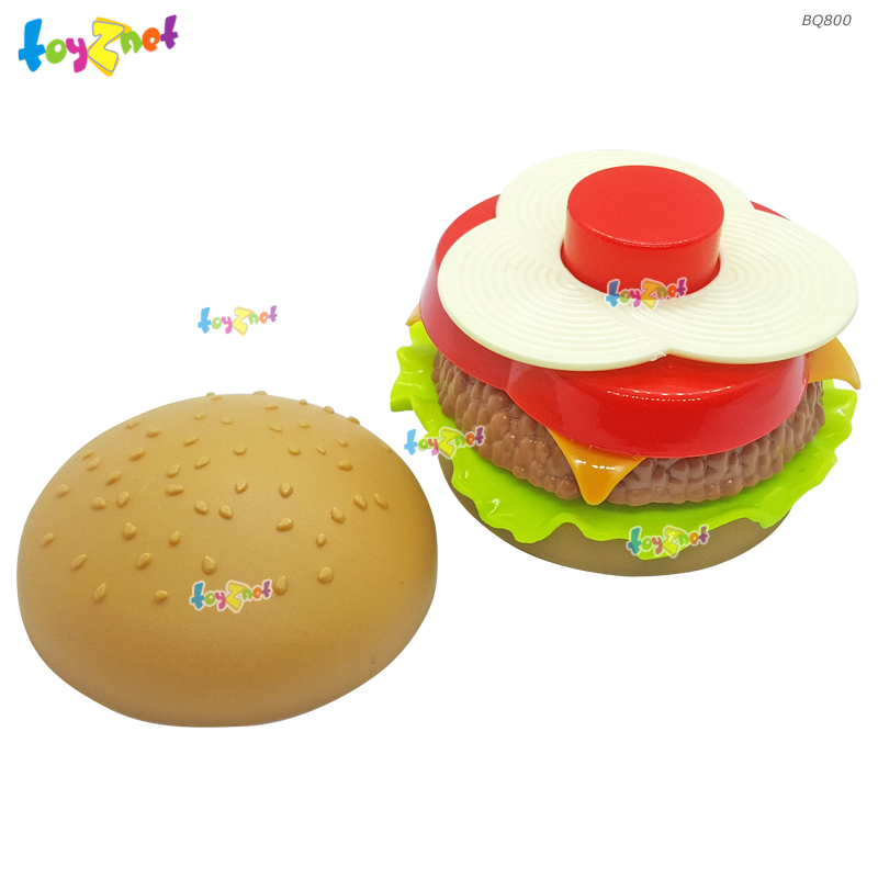 Toyznet hamburger kitchen toy assembly simulation model BQ800