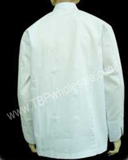 MK-001===ราคาส่ง 480 บาทต่อตัว ขั้นต่ำ 10 ตัว เสื้อกุ๊กสีขาวกุ๊นสีดำแขนยาว (ผ้าคอมหนา)