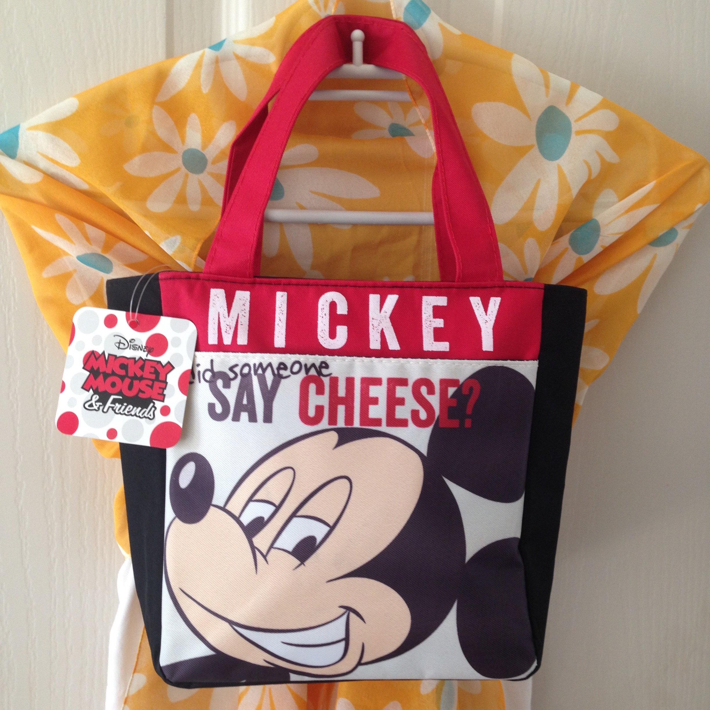 กระเป๋าถือ กระเป๋าสะพาย มิกกี้เมาส์ Mickey Mouse Handbag Shopper Tote Beach Bag Diaper Bag Purse