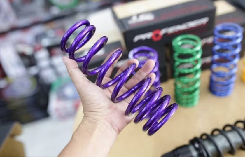 โช้ค Profeder MAX series ตรงรุ่น Giorno+ / Lead125 /click160 สปริงสี เหลือง ชมพู เขียว ม่วง น้ำเงิน ราคา2200