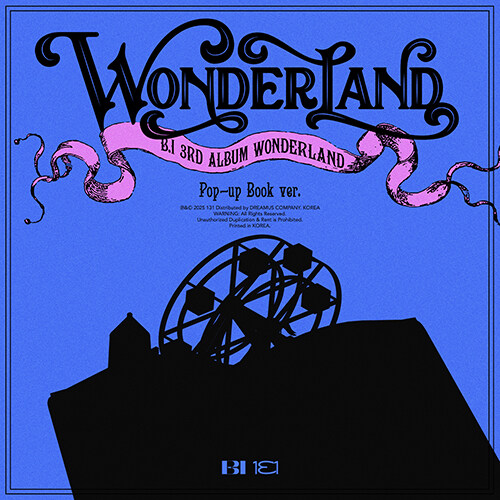 [PRE-ORDER] B.I - 3rd Album "WONDERLAND" (Pop-up book ver.)