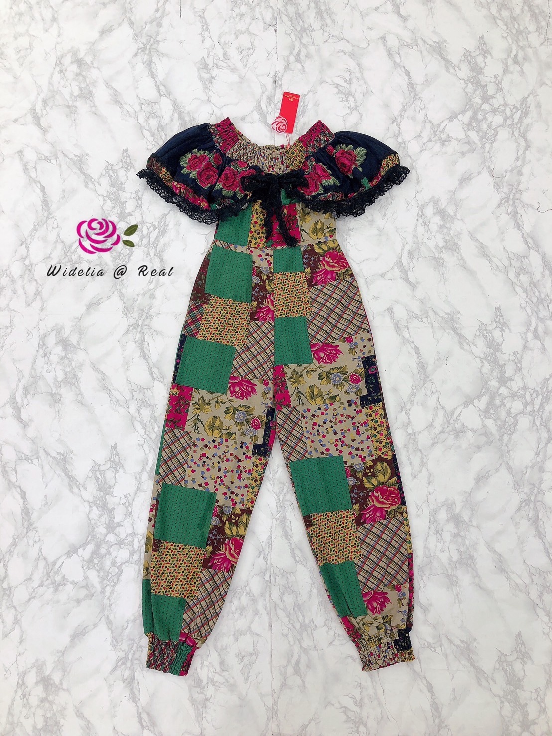 Vintage Jumpsuit จั้มสูทขายาวแสนสวย