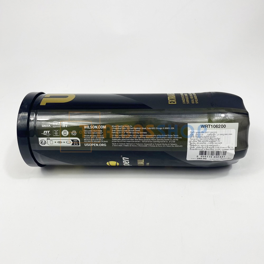 (ของแท้ 100%) ลูกเทนนิส Wilson Tennis Ball US Open XD ใช้ในการแข่งขัน บรรจุ 3 ลูก