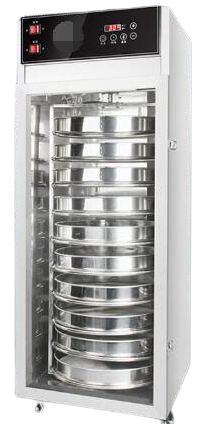 เตาอบลมร้อน (ตู้อบแห้ง) Hot Air Oven 10 ชั้น ขนาดถาดกลม 30*30*5 ซมสแตนเลสทั้งตัว ไฟฟ้า
