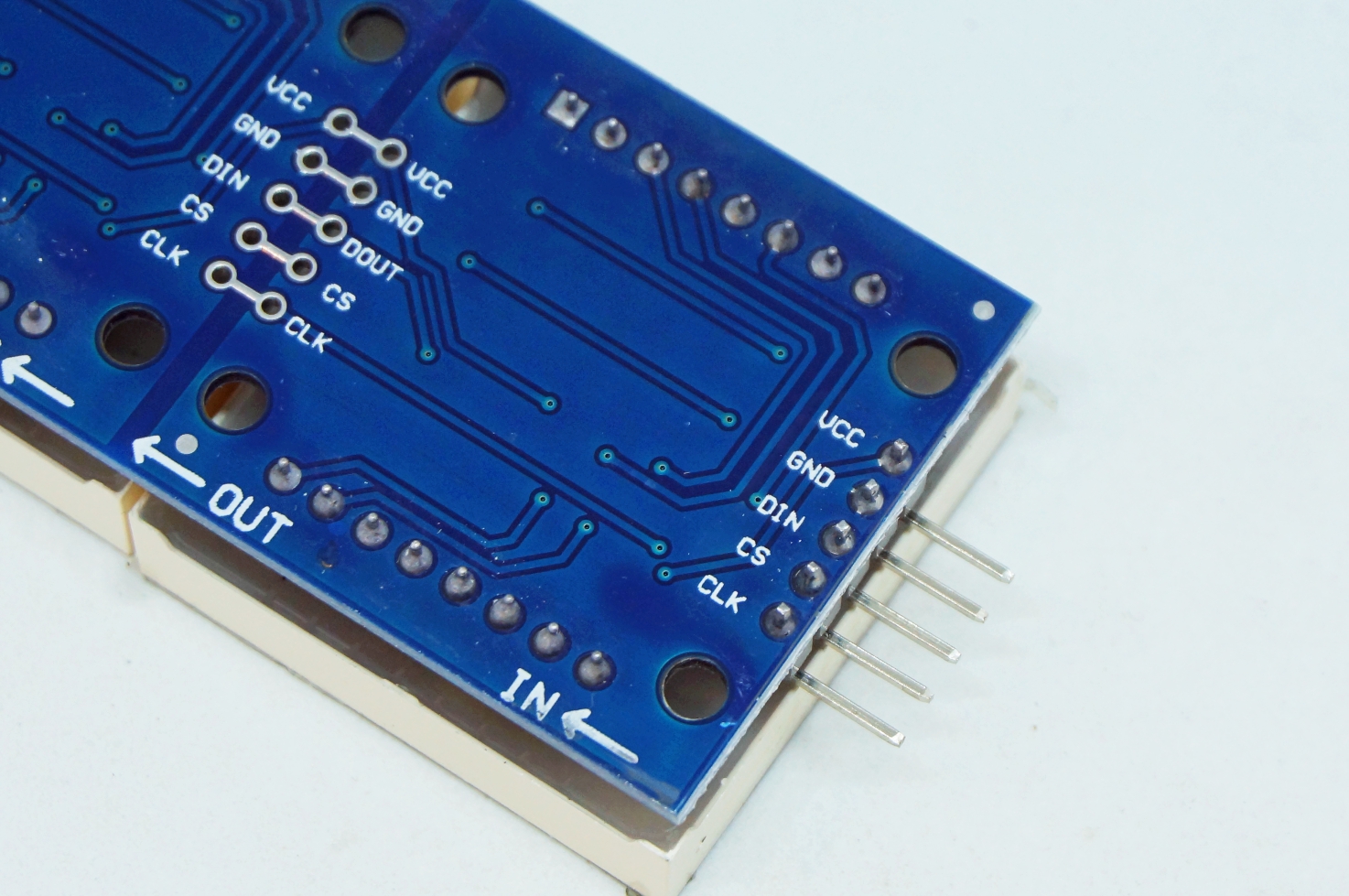 MAX7219 Dot Matrix Module สีแดง (4 modules)