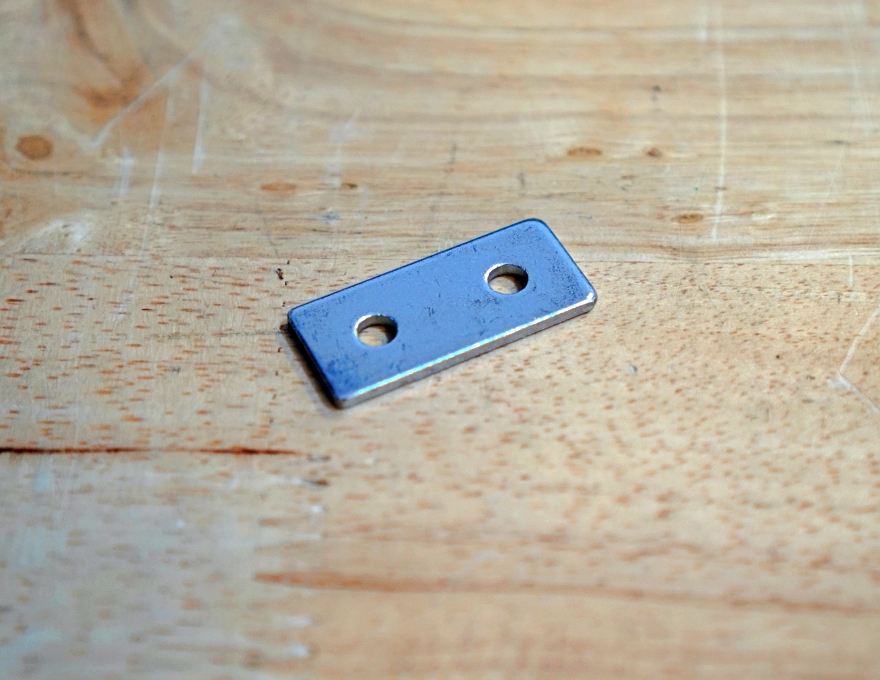 Aluminium connector 20x40 mm