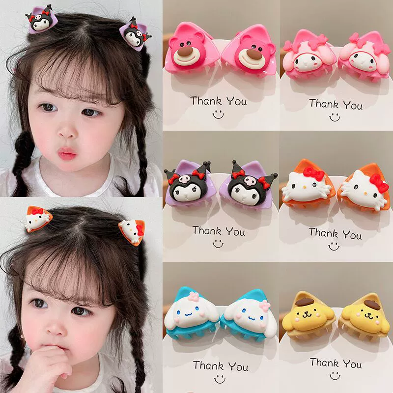 บ้านพลู🏠กิ๊บติดผม หูแมว 2 ชิ้น สีสดใส น่ารัก กิ๊บเด็ก