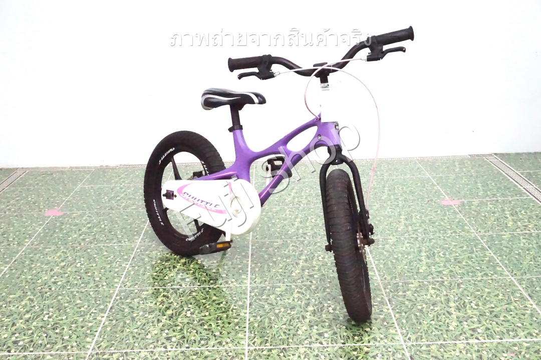 จักรยานเด็กญี่ปุ่น - ล้อ 16 นิ้ว - ไม่มีเกียร์ - อลูมิเนียม - สีม่วง [จักรยานมือสอง]