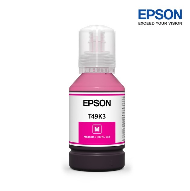 หมึก EPSON T49K3 น้ำหมึกเติมแบบขวด 140ml. สีม่วงแดง - สำหรับปริ้นเตอร์ EPSON SC-T3130X