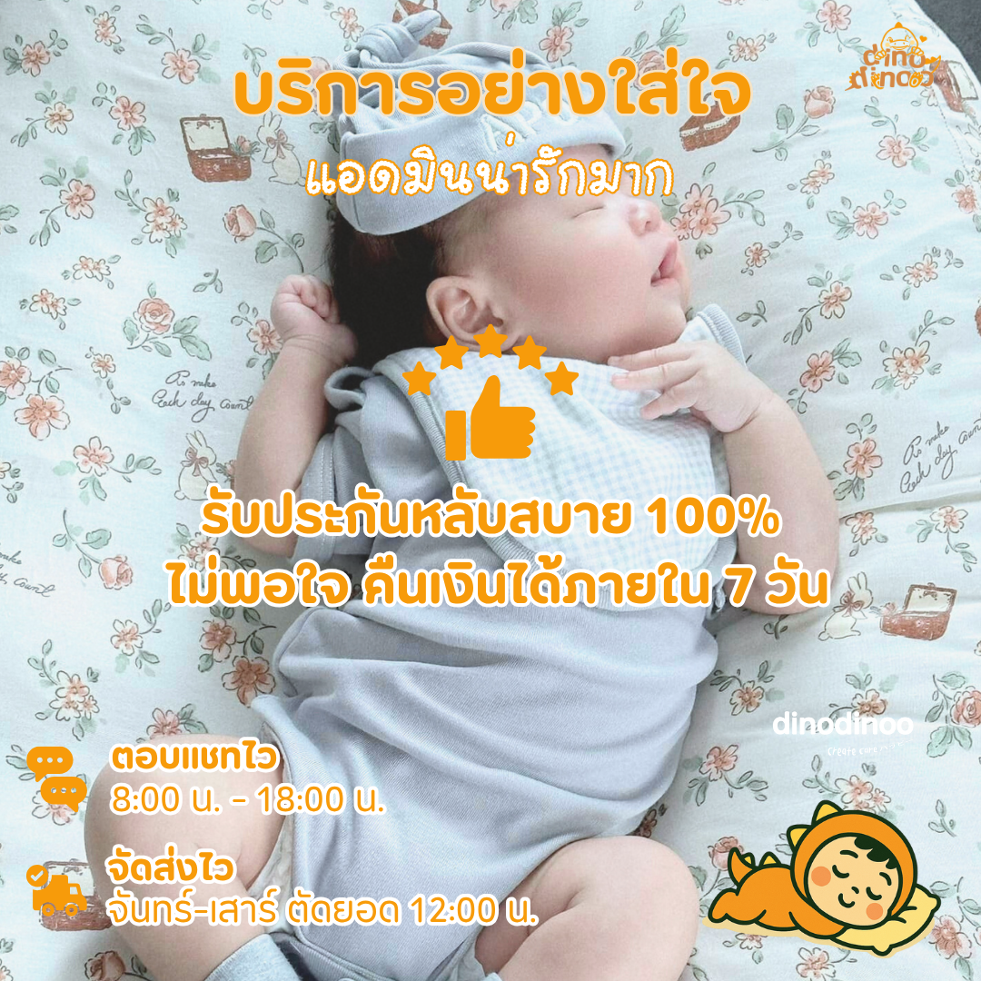 ที่นอนกันกรดไหลย้อน รุ่นกันแหวะ | ป้องกันแหวะนม ผ้า DinoSoft Cotton ซักได้ทั้งใบ ที่นอนเด็กแรกเกิด dinodinoo