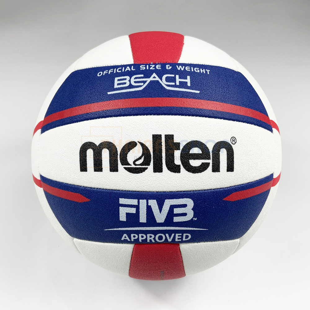 (ของแท้ 100%) วอลเลย์บอล Molten V5B5000 ลูกวอลเลย์บอลชายหาด หนังPU เบอร์5 เย็บด้วยเครื่องจักร