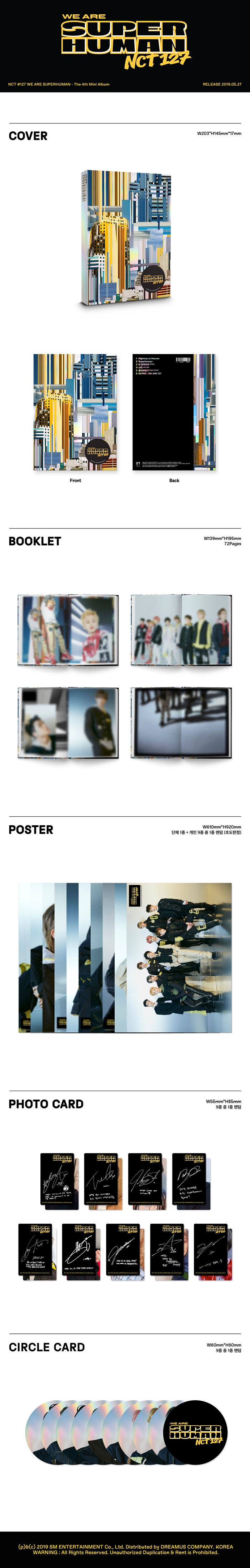 [PRE-ORDER] NCT 127 - 4th Mini Album "NCT #127 WE ARE SUPERHUMAN"