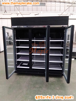ตู้แช่เครื่องดื่ม 3 ประตู อบสีดำ รุ่น 3LS-Black