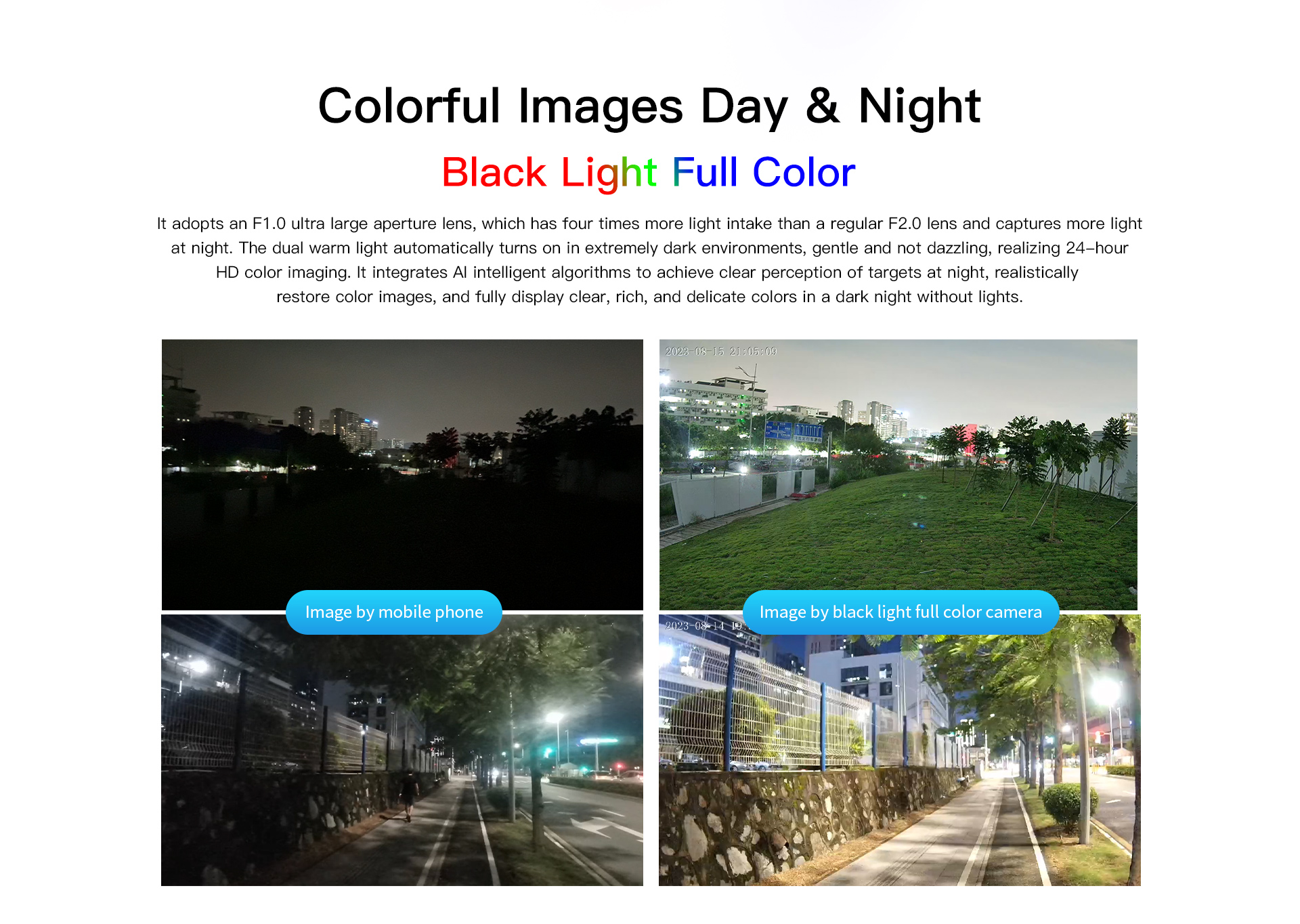 Vstarcam CS611Q-UV กล้องวงจรปิดระบบ IP WIFI 4 MP Black Light Full Color มีไมค์และลำโพงในตัว ติดตั้งภายนอกได้ BY BILLIONAIRE SECURETECH CS611Q-UV