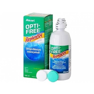 OPTI-FREE REPLENISH 300/420ML (ชุ่มชื้น 14ชม.) (ผลิตภัณฑ์แช่และล้างคอนแทคเลนส์)