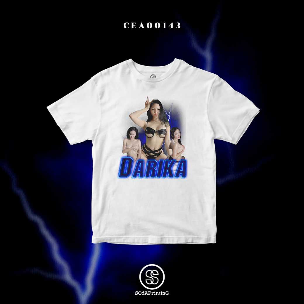 เสื้อยืด พิมพ์ลาย T-shirt DARIKA (White) CEA00143 #DARIKA #SHOPTER