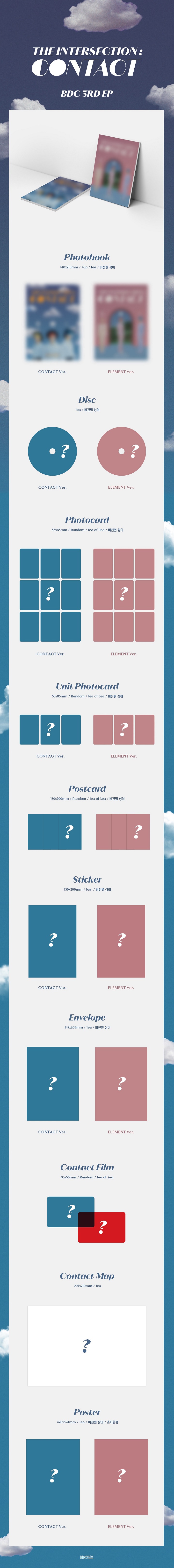 [PRE-ORDER] BDC - 3rd EP Album "THE INTERSECTION : CONTACT" (Photobook Ver.)