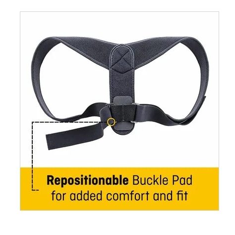 (ซื้อ3 ราคาพิเศษ) 3M FUTURO POSTURE CORRECTOR ADJ ฟูทูโร่ อุปกรณ์พยุงไหล่และหลัง สีดำปรับกระชับ