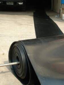 แผ่นยางNR rubber หนา 3mm./100kg.