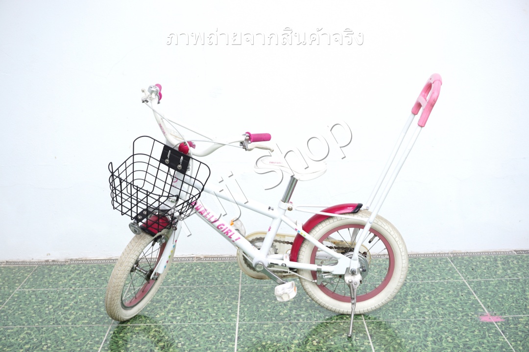 จักรยานเด็กญี่ปุ่น - ล้อ 14 นิ้ว - ไม่มีเกียร์ - สีชมพู [จักรยานมือสอง]