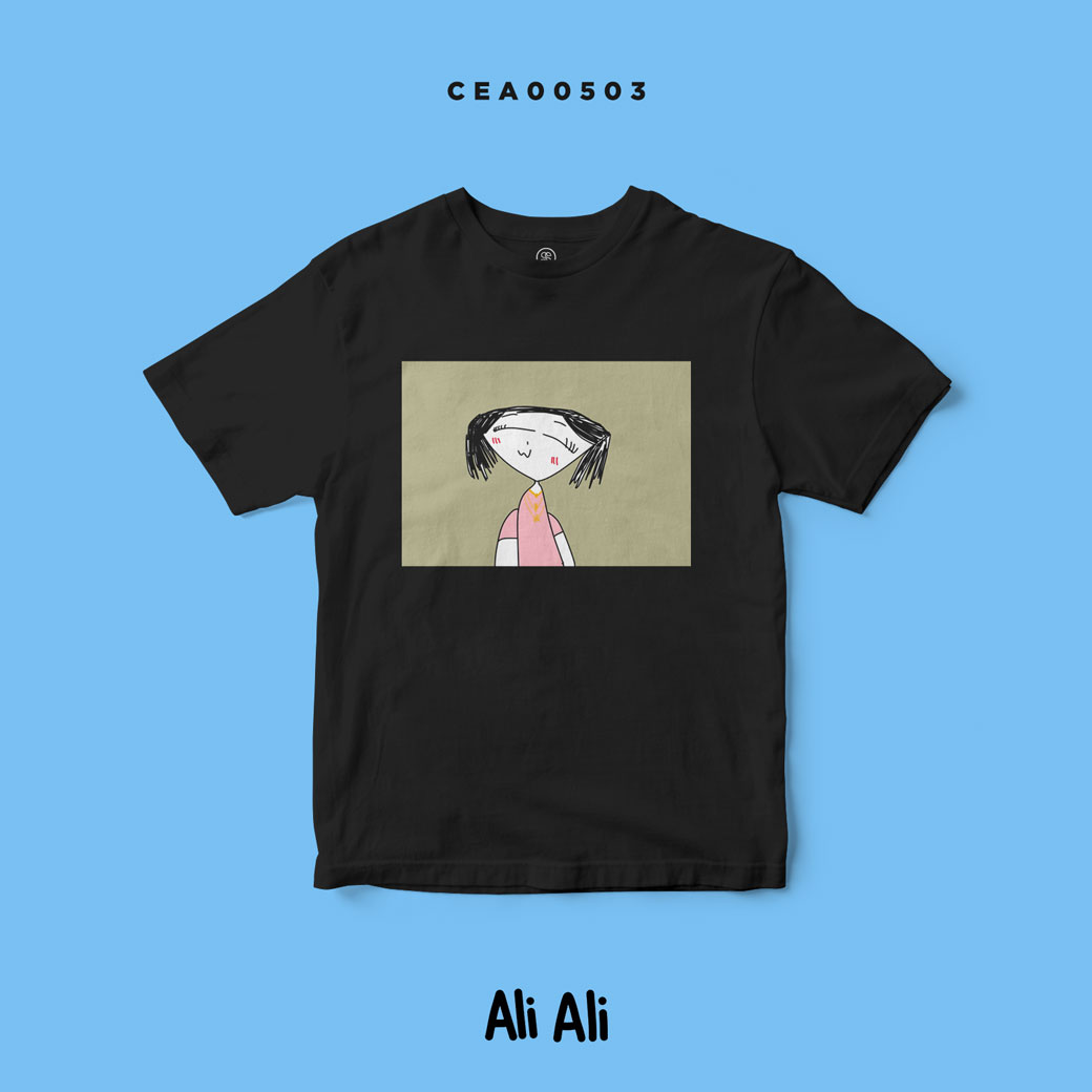 เสื้อยืด พิมพ์ลาย T-SHIRT Ali Ali Cute Girl CEA00503 #เสื้อ #เสื้อยืด #AliAli #SHOPTER