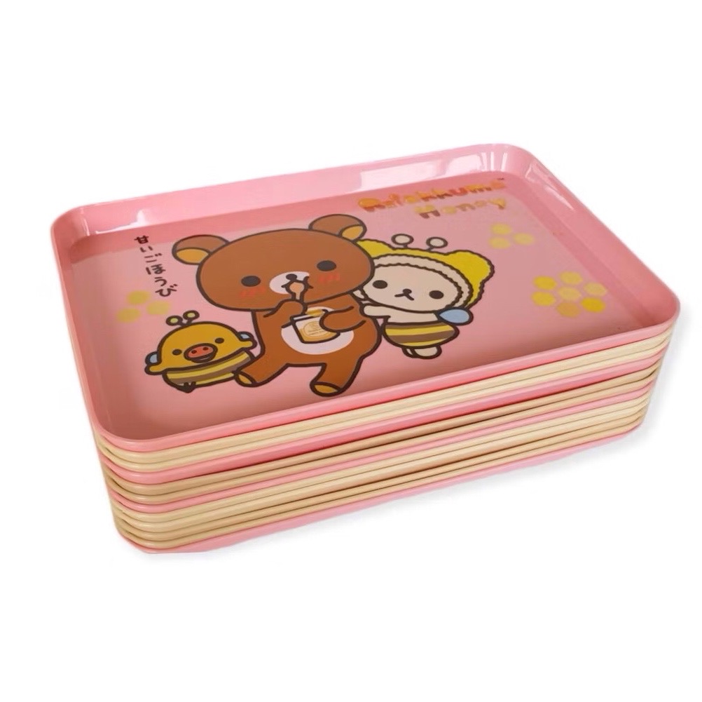 0905 ถาดเหลี่ยม GW-0905 ลาย คุมะ(TTI)
