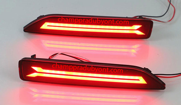 ไฟทับทิมกันชนท้าย HONDA MOBILIO 2014-2017 แดง LED (V.2)