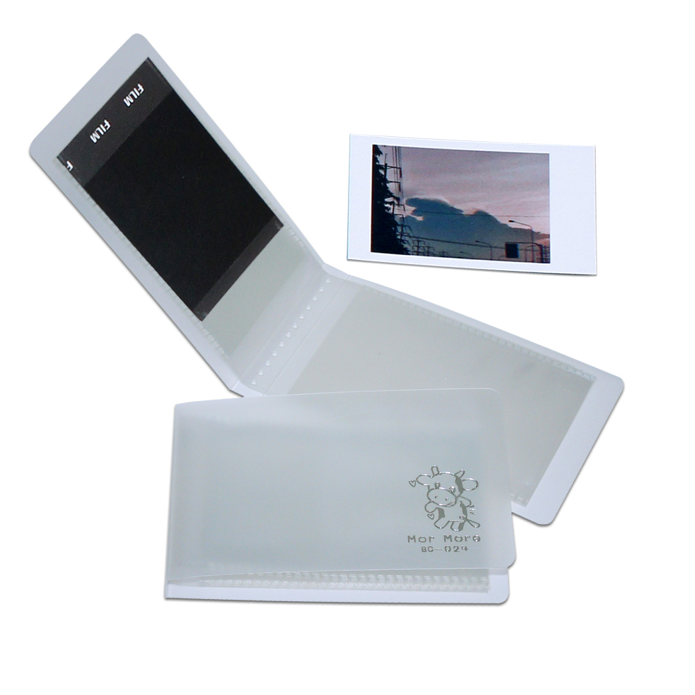 สมุดใส่บัตร Card Album 12 ช่อง BC-024 ปกสีใสคละสี 