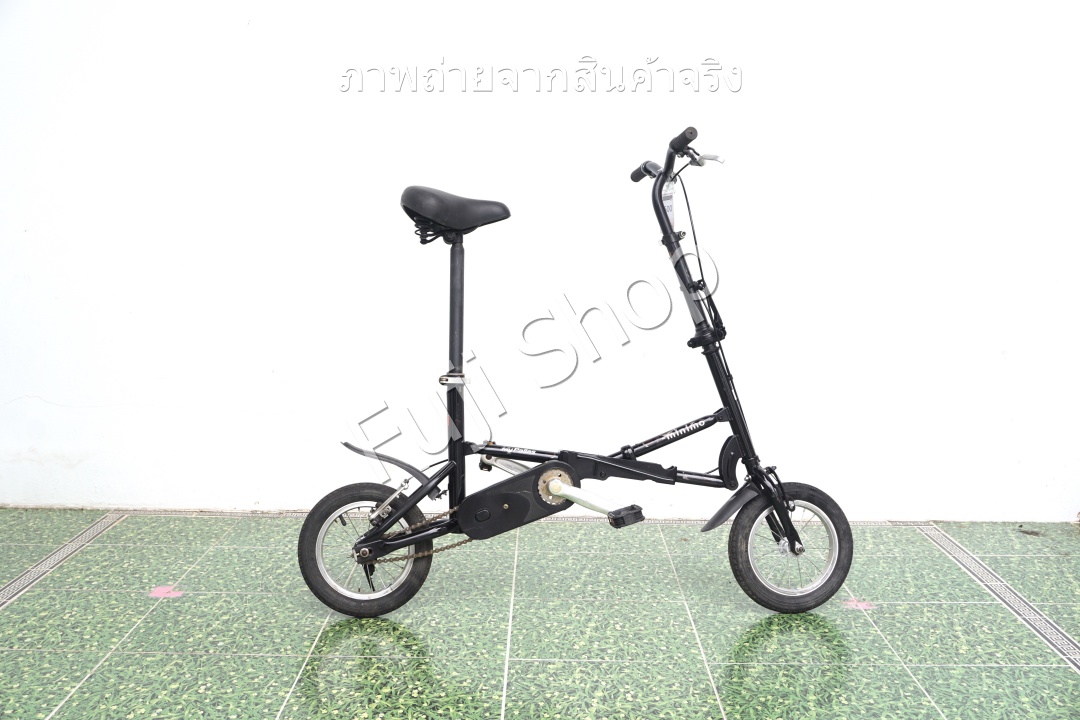 จักรยานพับได้ญี่ปุ่น- ล้อ 12.5 นิ้ว - ไม่มีเกียร์ - My Pallas - สีดำ [จักรยานมือสอง]