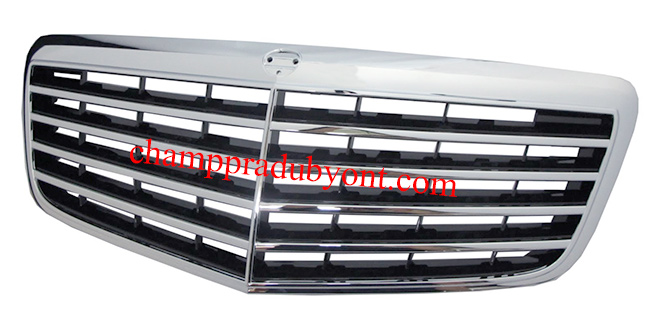 กระจังหน้า BENZ E-CLASS W211 07-09 แบบโครเมี่ยม 5 เส้น
