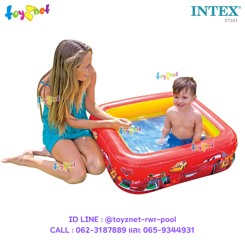 Intex Cars Play Box Pool no.57101