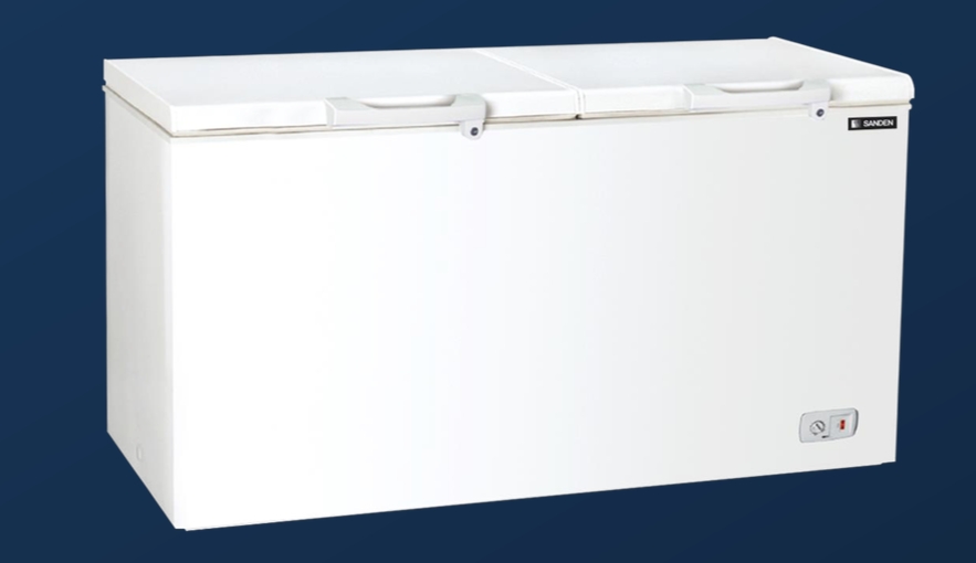 ตู้แช่แข็ง 21.6 คิว 610 ลิตร รุ่น SNA-0615 Sanden Intercool ขนาดตู้ภายนอก (มม.): 1530ก x 725ล x 890ส