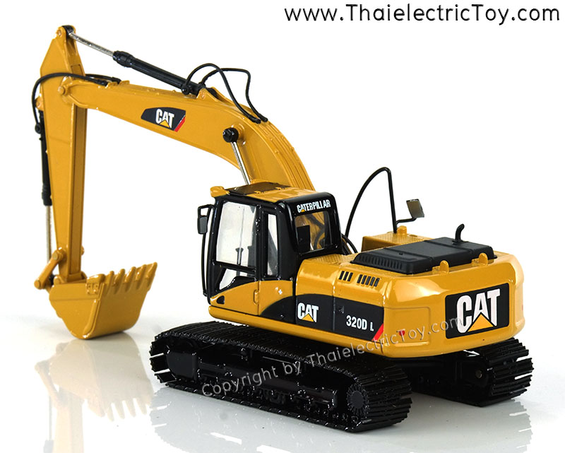 โมเดลรถแบคโฮ CAT 320D L วัสดุเป็นเหล็กทั้งคัน ขนาด 1:50 รายละเอียดสมจริง