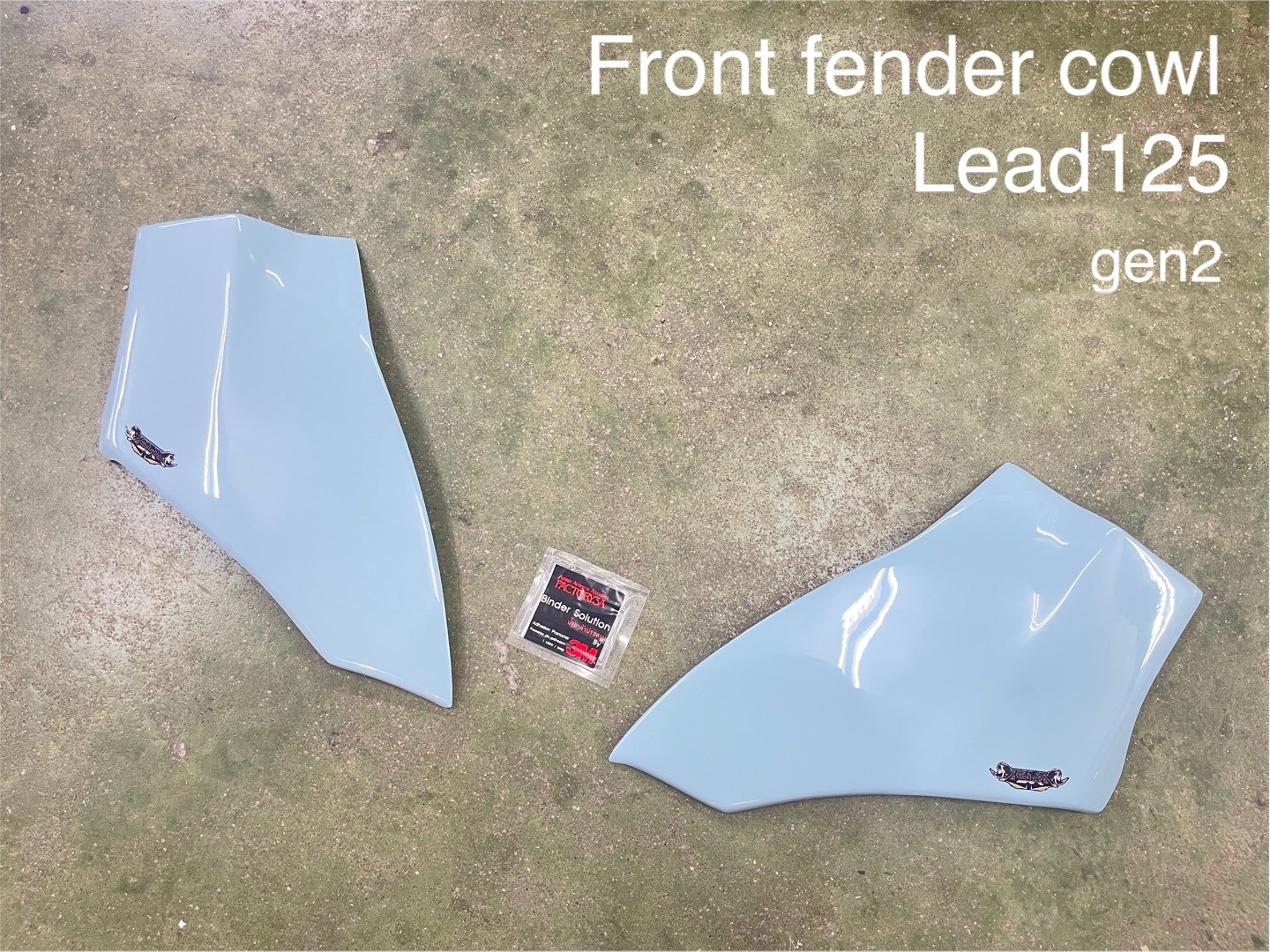 ปิดข้างบังโคลนหน้า Front fender cowl 1550฿( สีพื้นพร้อมพ่น ) 1850฿ ( สีขาว , สีดำ